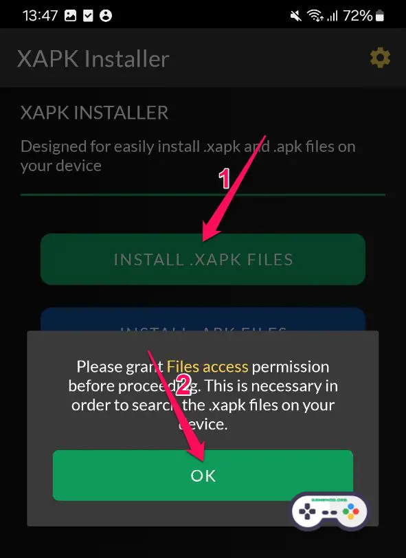 Hướng dẫn cách cài đặt file XAPK