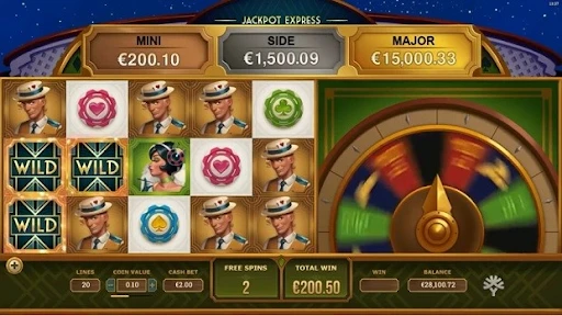 Jackpot Express - Ăn thưởng Jackpot cực khủng tại Happyluke