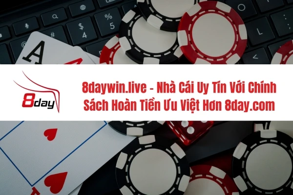 8daywin.live - Nhà Cái Uy Tín Với Chính Sách Hoàn Tiền Ưu Việt Hơn 8day.com