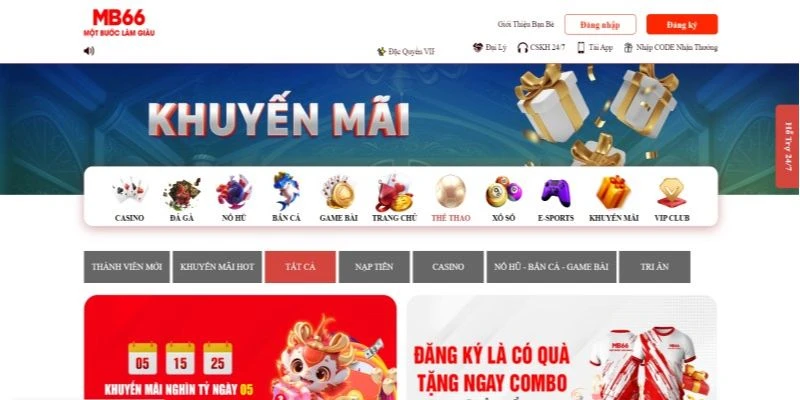 Khuyến Mãi MB66 – Ưu Đãi Nổi Bật Dành Cho Người Chơi 2025