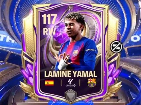 Lamine Yamal trong FC Mobile có mạnh không?